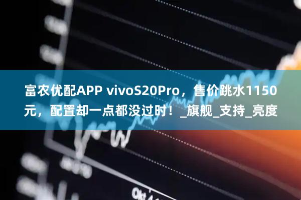 富农优配APP vivoS20Pro，售价跳水1150元，配置却一点都没过时！_旗舰_支持_亮度