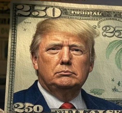 优配无忧 特朗普希望自己像美国开国元勋那样登上美国货币 力推将自己头像印在250美元面值的新纸币上